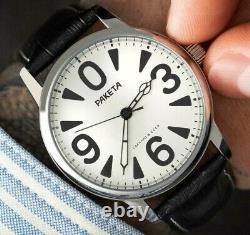 New! Raketa Big Zero Watch USSR Soviet Mechanical Russian Men's Wrist Rare Dial