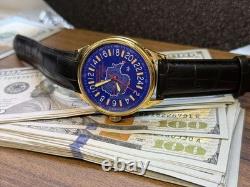 New! Raketa Watch 24h Mechanical Antarctica Blue Russian Men's Soviet Rare USSR
