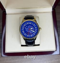 New! Raketa Watch 24h Mechanical Antarctica Russian Day Men's Soviet Rare USSR