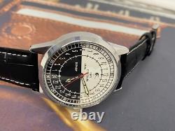 New! Raketa Watch 24h Mechanical Sputnik Russian Day Night Mens Soviet Rare USSR