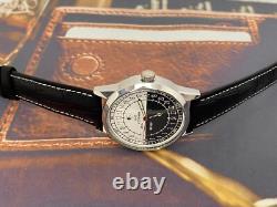 New! Raketa Watch 24h Mechanical Sputnik Russian Day Night Mens Soviet Rare USSR