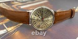 New! Raketa Watch 24h Polar Mechanical Russian Men's Wrist Soviet USSR Vintage