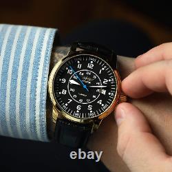 New! Raketa Watch Aviation Mechanical Russian Soviet USSR Rare Wrist Men's Black