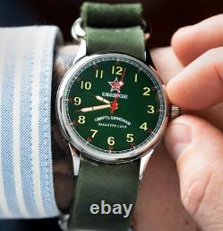 New Raketa Watch Komanderskie Mechanical Russian Soviet USSR Wrist Star Men Rare