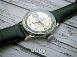 New! Watch Molniya Mechanical Compass Russian Men's Soviet USSR Dial Wrist 3602