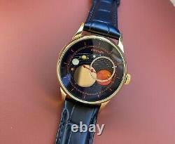 New! Watch Raketa Moon Sun Kopernik Soviet USSR Russian Mechanical Planets Rare