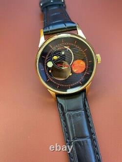 New! Watch Raketa Moon Sun Kopernik Soviet USSR Russian Mechanical Planets Rare