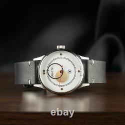 New! Watch Raketa Moon & Sun Soviet USSR Russian Mechanical Vintage Rare White