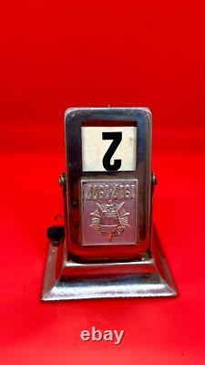 Nice 1977 Vintage Soviet Russian Desk Flipside Calendar of USSR CCCP silver gift