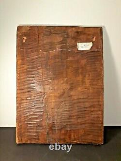 Nice Old Soviet Union Russia Wood Carved Panel Made in Arkhangelsk 17 1/4 x 13
