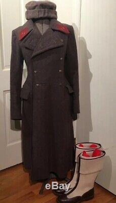 ORIGINAL Early World War 2 Soviet Russian USSR NKVD MAJORS WW2 Uniform Overcoat