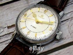 ORIGINAL Pilot Russian USSR Wrist Watch Men's Soviet ERA Service Mechanical Rare