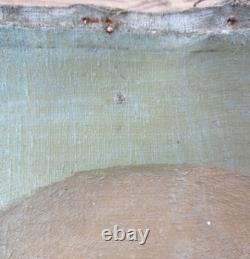 Oil painting USSR Portrait of Vladimir LENIN. Soviet Russian communist propaganda