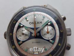 Okean Ocean Vintage USSR Russian Soviet watch Poljot Chronograph 3133 4867