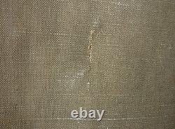 Old Big Russian Soviet Painting oil Canvas LENIN Outdoors USSR 1970s