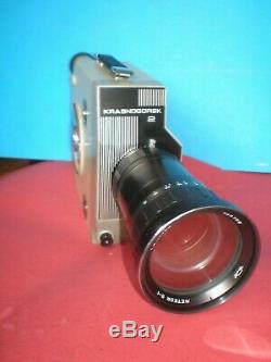 Old Russian/Soviet Union/16 mm movie camera Krasnogorsk-2 by KMZ, Good condition