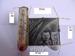 Old Soviet Russian Vtg Gagarin Titov space ussr COSMONAUT rocket rare souvenir