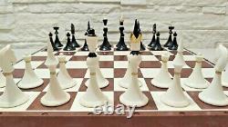 Olympic Soviet Chess set Russian Vintage USSR plastic antique red
