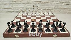 Olympic Soviet Chess set Russian Vintage USSR plastic antique red