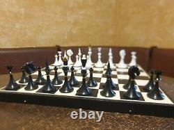 Olympic Soviet Chess set Russian Vintage USSR wooden plastic antique