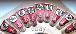 Olympics games Moscow 80 Olympic bears, RARE 25 USSR Soviet russian badges pins