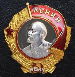 Order of Lenin Rare Screw Russian USSR ORder Medal Award Sn. 11645 Gold Platimun