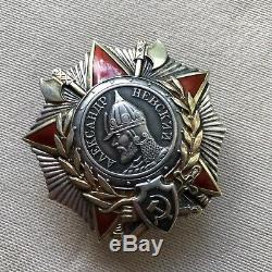 Original Alexander Nevsky Order Soviet Russian Army 1945 Award Ww2 Wwii Military