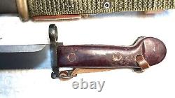 Original Complete Ussr CCC Soviet Russian Knife Scabard