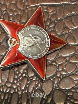 Original Military Soviet Russian Medal Order of the Red Star #3 200 058