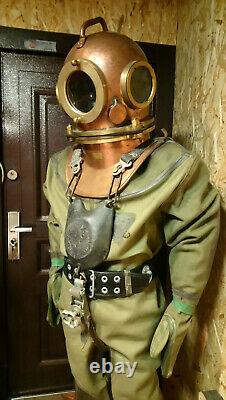 Original Russian Soviet 3-bolt diver's suit. USSR MARITIME