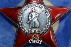 Original SOVIET USSR RUSSIAN RED STAR ORDER 2146625. Great Condition