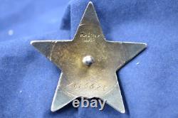 Original SOVIET USSR RUSSIAN RED STAR ORDER 2146625. Great Condition