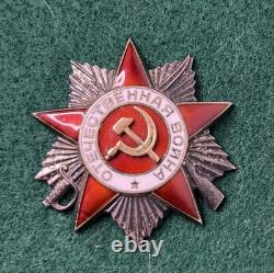 Original Soviet Russian Order of the Great Patriotic War WW2 # 521372