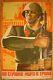 Original Soviet Russian Political Poster On Guard Of Peace Ussr Military Army