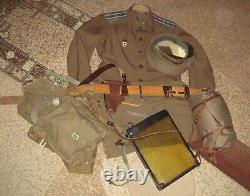Original Soviet Russian Set Field uniform of an officer of the USSR Air Force