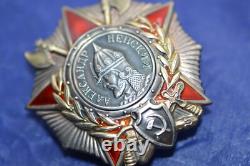 Original Soviet Russian Ussr Award Badge Order Of Nevsky 38732