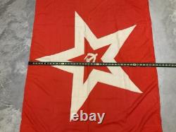 Original USSR RUSSIAN SOVIET COLD WAR ERA NAVY JACK FORTRESS FLAG 54x43