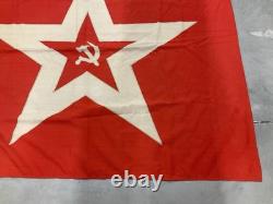 Original USSR RUSSIAN SOVIET COLD WAR ERA NAVY JACK FORTRESS FLAG 54x43