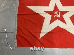Original USSR RUSSIAN SOVIET COLD WAR ERA NAVY JACK FORTRESS FLAG 54x43