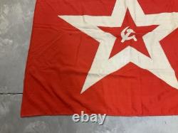 Original USSR RUSSIAN SOVIET COLD WAR ERA NAVY JACK FORTRESS FLAG 54x43