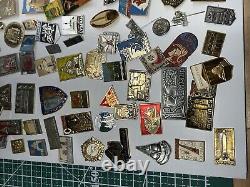 Over 230 Pcs of LOT COLLECTION RUSSIAN SOVIET Tourist BADGES PIN USSR