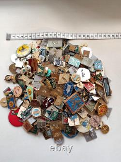 Over 350 Pcs of LOT COLLECTION RUSSIAN SOVIET Tourist Sport Politic BADGES Pin