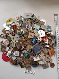 Over 350 Pcs of LOT COLLECTION RUSSIAN SOVIET Tourist Sport Politic BADGES Pin