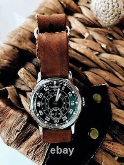 POBEDA Watch Black Mechanical Watch Vintage Soviet USSR GIFT Russian Military
