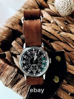 POBEDA Watch Black Mechanical Watch Vintage Soviet USSR GIFT Russian Military