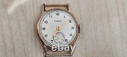 POBEDA golden GOLD 14K 583 BEAUTIFUL BODY SOVIET RUSSIAN WATCH Mechanical