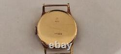 POBEDA golden GOLD 14K 583 BEAUTIFUL BODY SOVIET RUSSIAN WATCH Mechanical