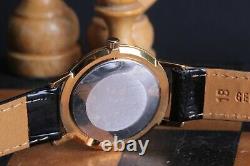 POLJOT De Luxe ultra slim watch gold plated Wrist watch Mechanical USSR