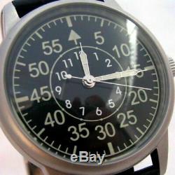 POLJOT Laco Aviator Wrist Watch Mechanical Army Fashion Nice USSR Russian Sovei