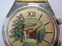 POLJOT SIGNAL ALARM SOVIET RUSSIAN USSR 1MChZ Watch